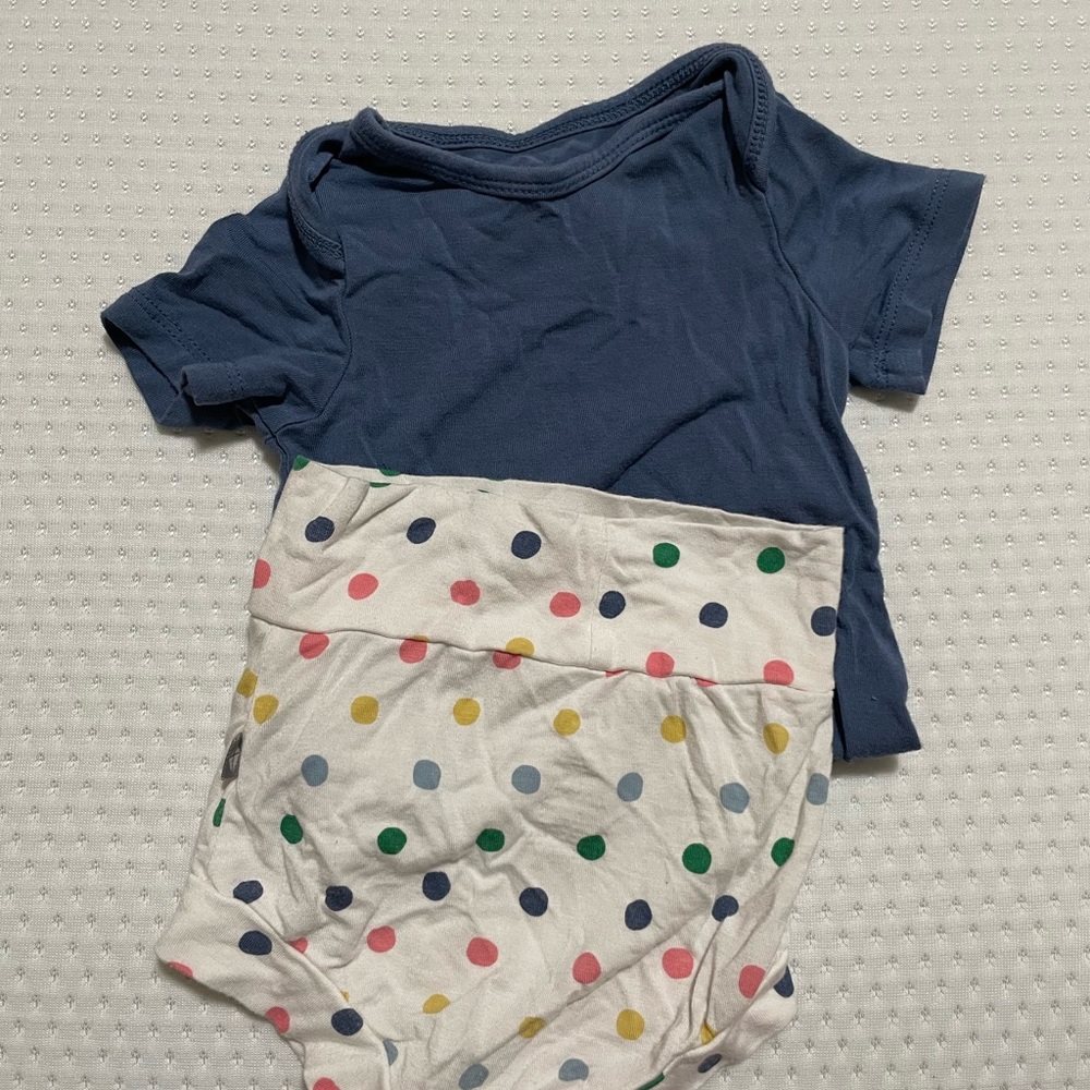 Kyte BABY Blue and Polka Dot Kids Matching Set